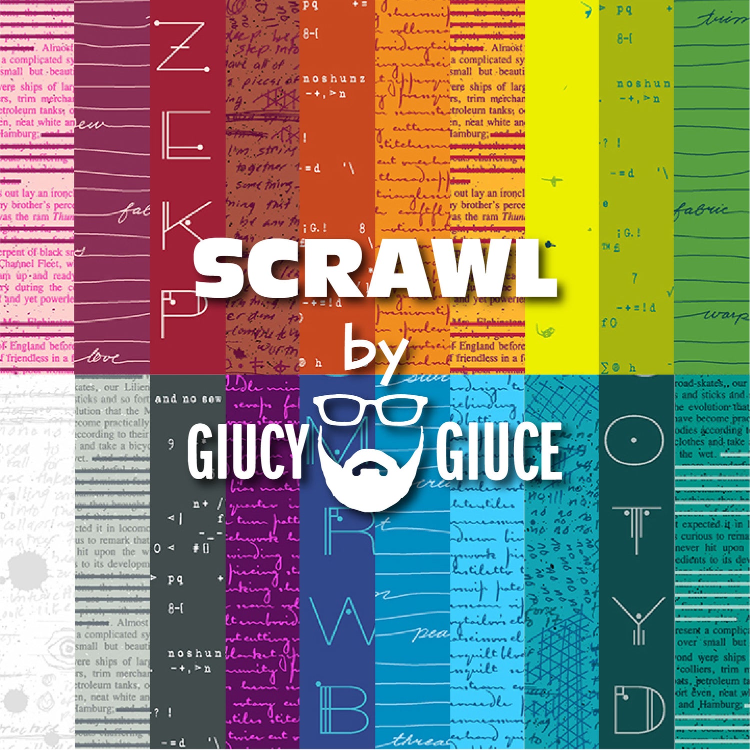 Scrawl (Pre-Order Ships End of August) by Giucy Giuce with Andover Fabrics