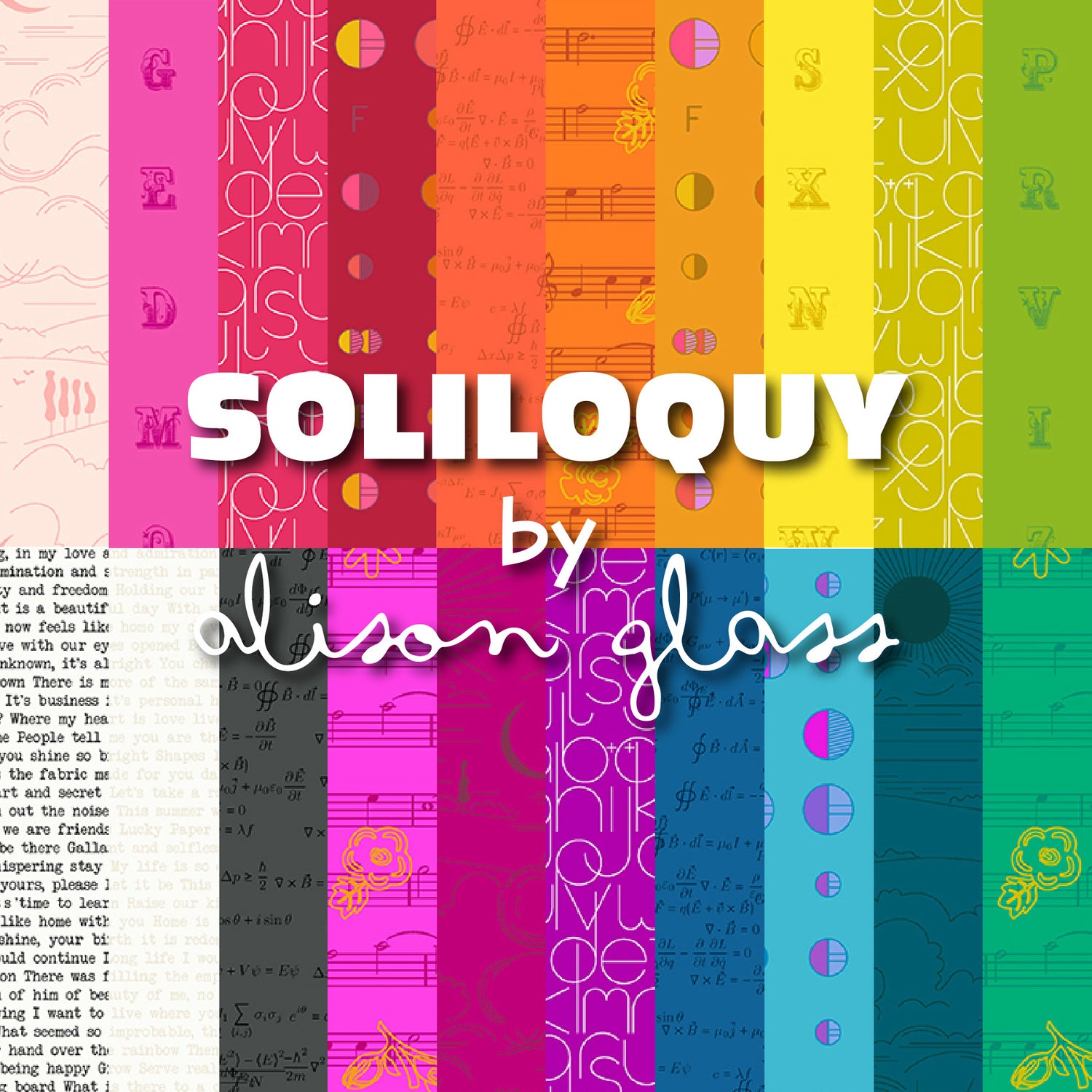 Soliloquy (Pre-Order Ships End of August) by Alison Glass with Andover Fabrics