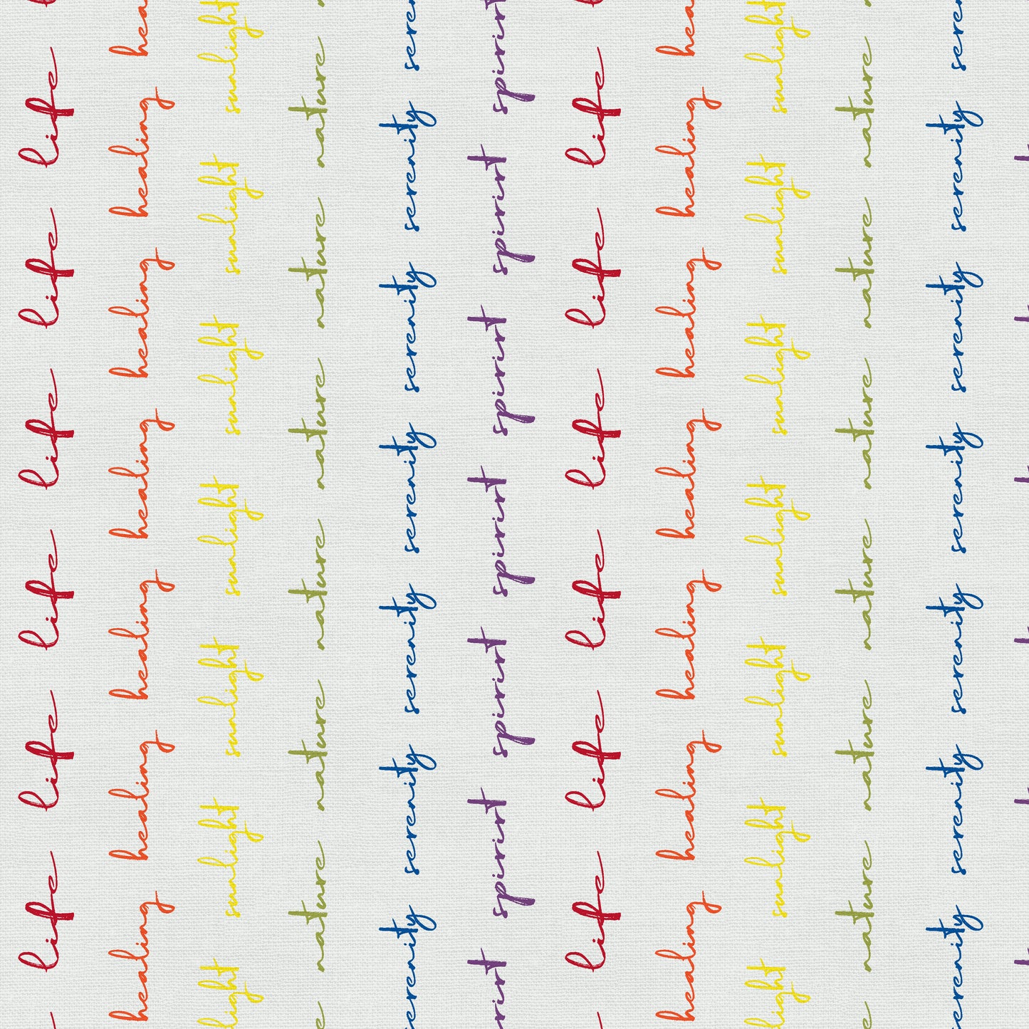 Pride Stripes Writing (Halber Yard-Schnitt) - Love is Love Pride Fabrics - Mx Domestic