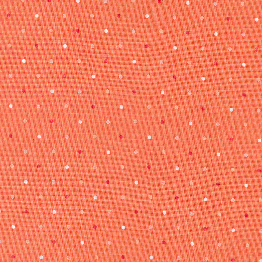 Magic Dot Basics - PRE-ORDER SHIPS OCTOBER Coral - (Half Yard Cut) by Lella Boutique with Moda Fabrics