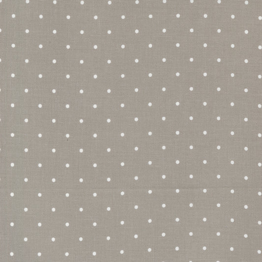 Magic Dot Basics - PRE-ORDER SHIPS OCTOBER Dove - (Half Yard Cut) by Lella Boutique with Moda Fabrics