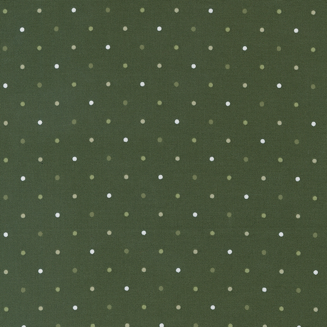 Magic Dot Basics - PRE-ORDER SHIPS OCTOBER Forest - (Half Yard Cut) by Lella Boutique with Moda Fabrics