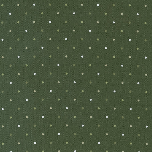 Magic Dot Basics - PRE-ORDER SHIPS OCTOBER Forest - (Half Yard Cut) by Lella Boutique with Moda Fabrics