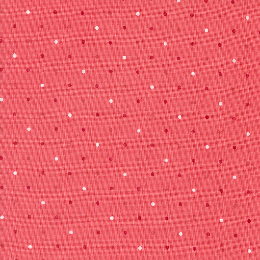 Magic Dot Basics - PRE-ORDER SHIPS OCTOBER Raspberry - (Half Yard Cut) by Lella Boutique with Moda Fabrics