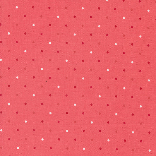 Magic Dot Basics - PRE-ORDER SHIPS OCTOBER Raspberry - (Half Yard Cut) by Lella Boutique with Moda Fabrics