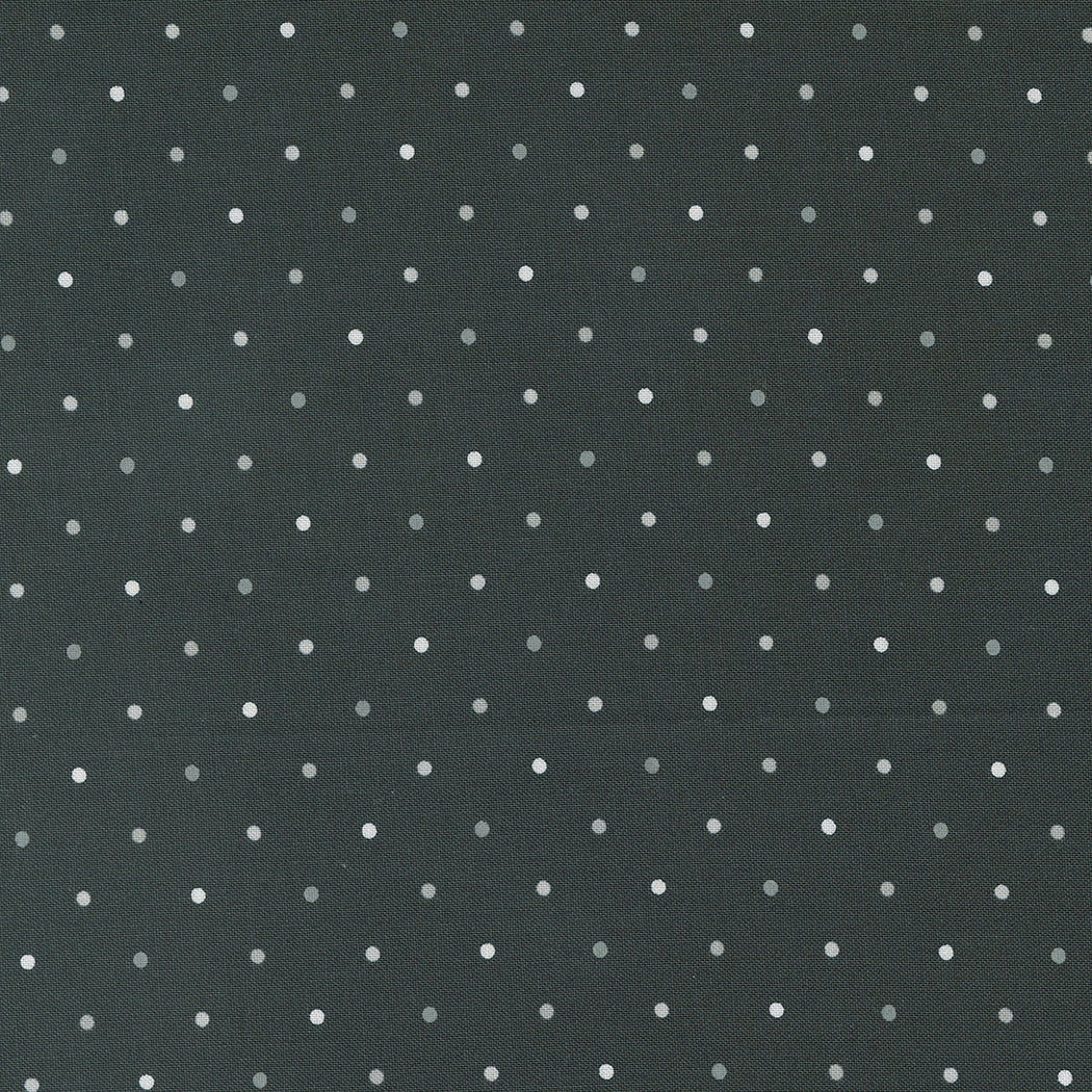 Magic Dot Basics - PRE-ORDER SHIPS OCTOBER Charcoal - (Half Yard Cut) by Lella Boutique with Moda Fabrics