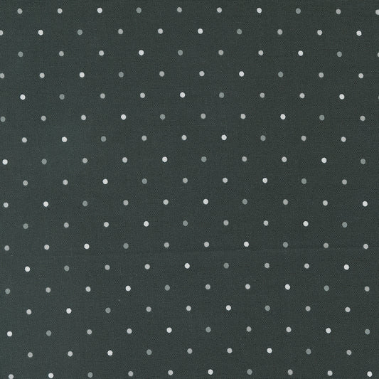 Magic Dot Basics - PRE-ORDER SHIPS OCTOBER Charcoal - (Half Yard Cut) by Lella Boutique with Moda Fabrics