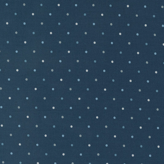 Magic Dot Basics - PRE-ORDER SHIPS OCTOBER Midnight - (Half Yard Cut) by Lella Boutique with Moda Fabrics