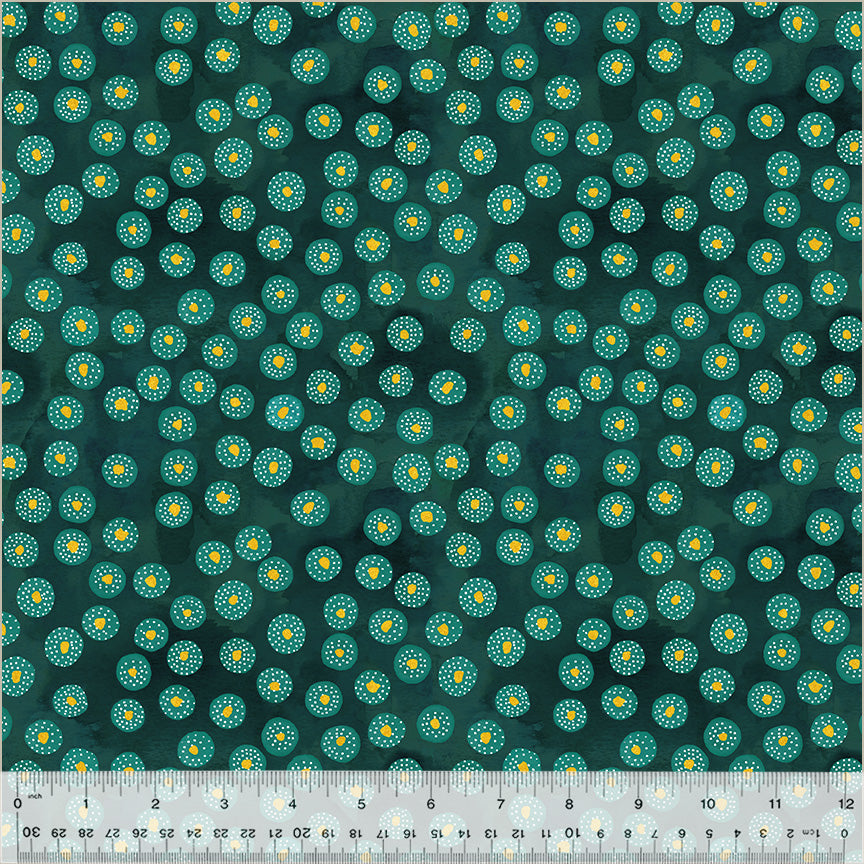 Ebb &amp; Flow – Spritz, Jungle, (Halber Yard Schnitt) Baumwolle von Essoldo Design mit Windham Fabrics