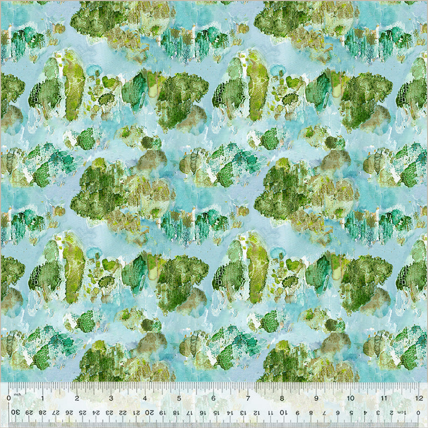 Grounded - Impressions, Landscapes (Half Yard Cut) by Maria Carluccio with Windham Fabrics