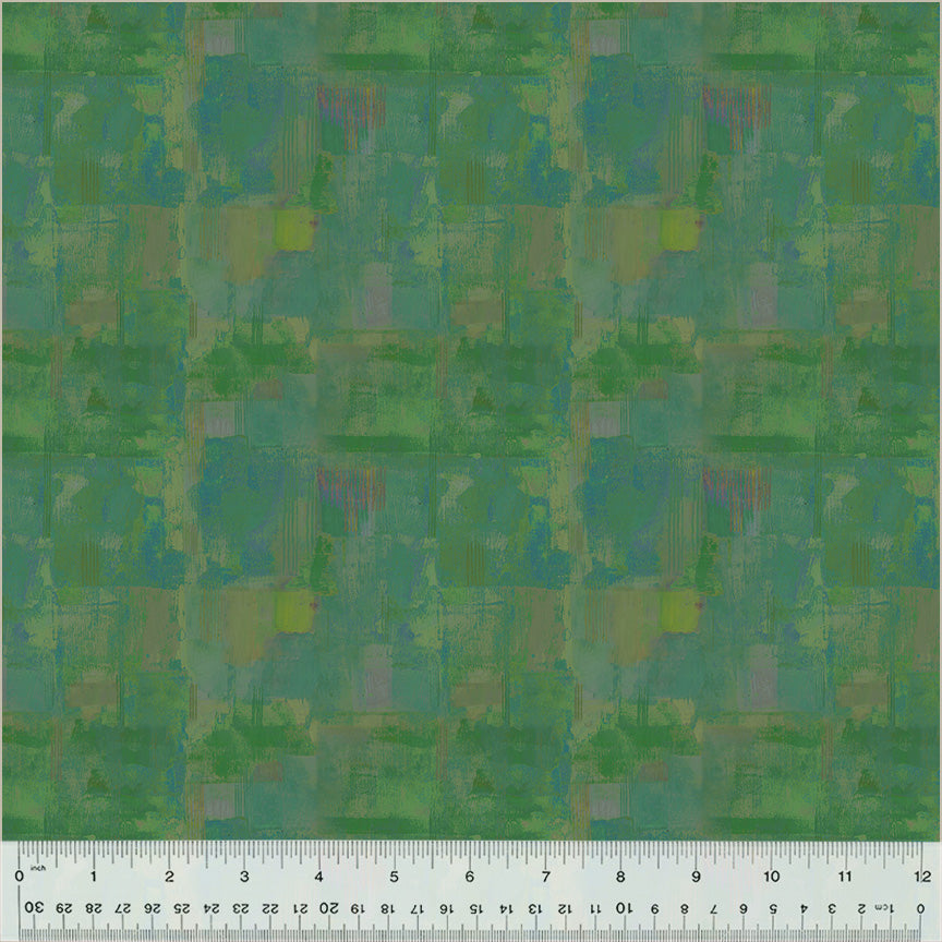 Grounded - Quiet Space, Jungle (Half Yard Cut) by Maria Carluccio with Windham Fabrics