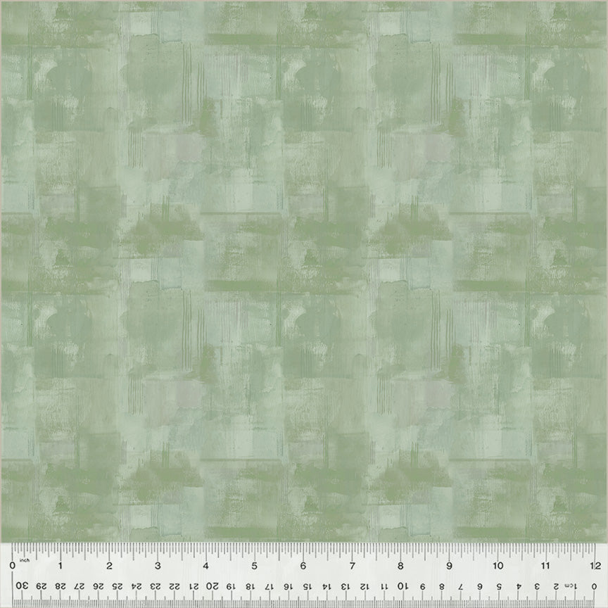 Grounded - Quiet Space, Sage (Half Yard Cut) by Maria Carluccio with Windham Fabrics