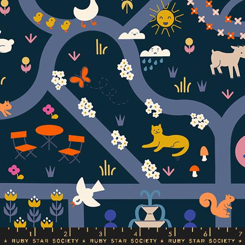 Woodland Park Fabric Layer Cake PRE-ORDER SHIPS IN JANUARY (Forty-Two 10" Squares) by Rashida Coleman Hale with Ruby Star Society