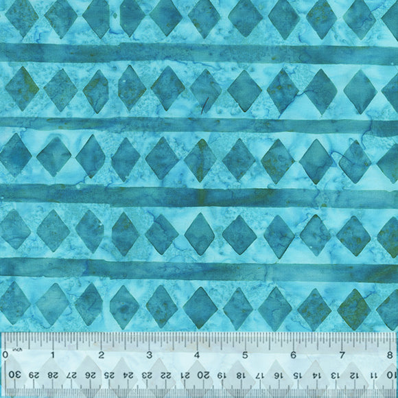 Stenographer's Notebook - Diamond, Seaside, Batik (Half Yard Cut) from Marcia Derse with Anthology Fabrics