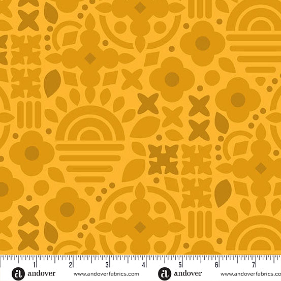 Sun Print 2025 - This & That - Marigold PRE-ORDER SHIPS JANUARY 2025 by Alison Glass with Andover Fabrics