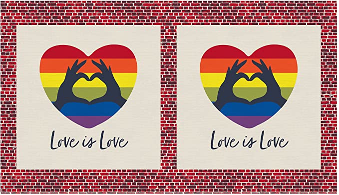 24"-Panel „Love is Love Pride“ – Stoffe „Love is Love Pride“ – Mx Domestic