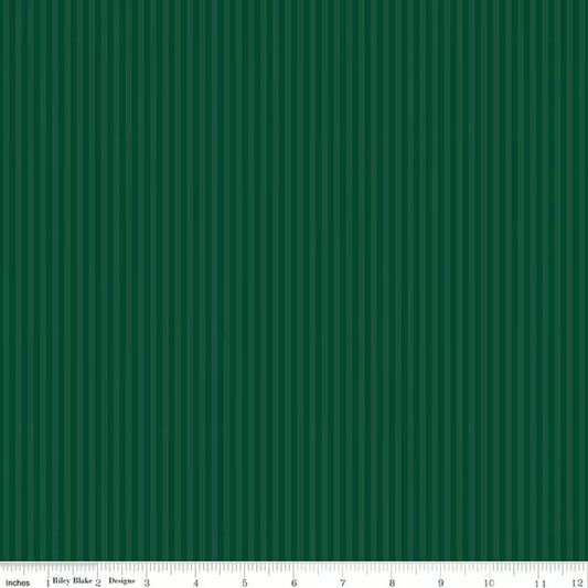 Stripes Fabric - 1/8" Tonal Stripe Christmas PRE-ORDER SHIPS IN NOVEMBER by Riley Blake Designs