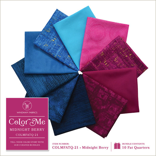 Color Me 10 Fat Quarter Bundle (Sedona) Baumwolle von Windham Fabrics