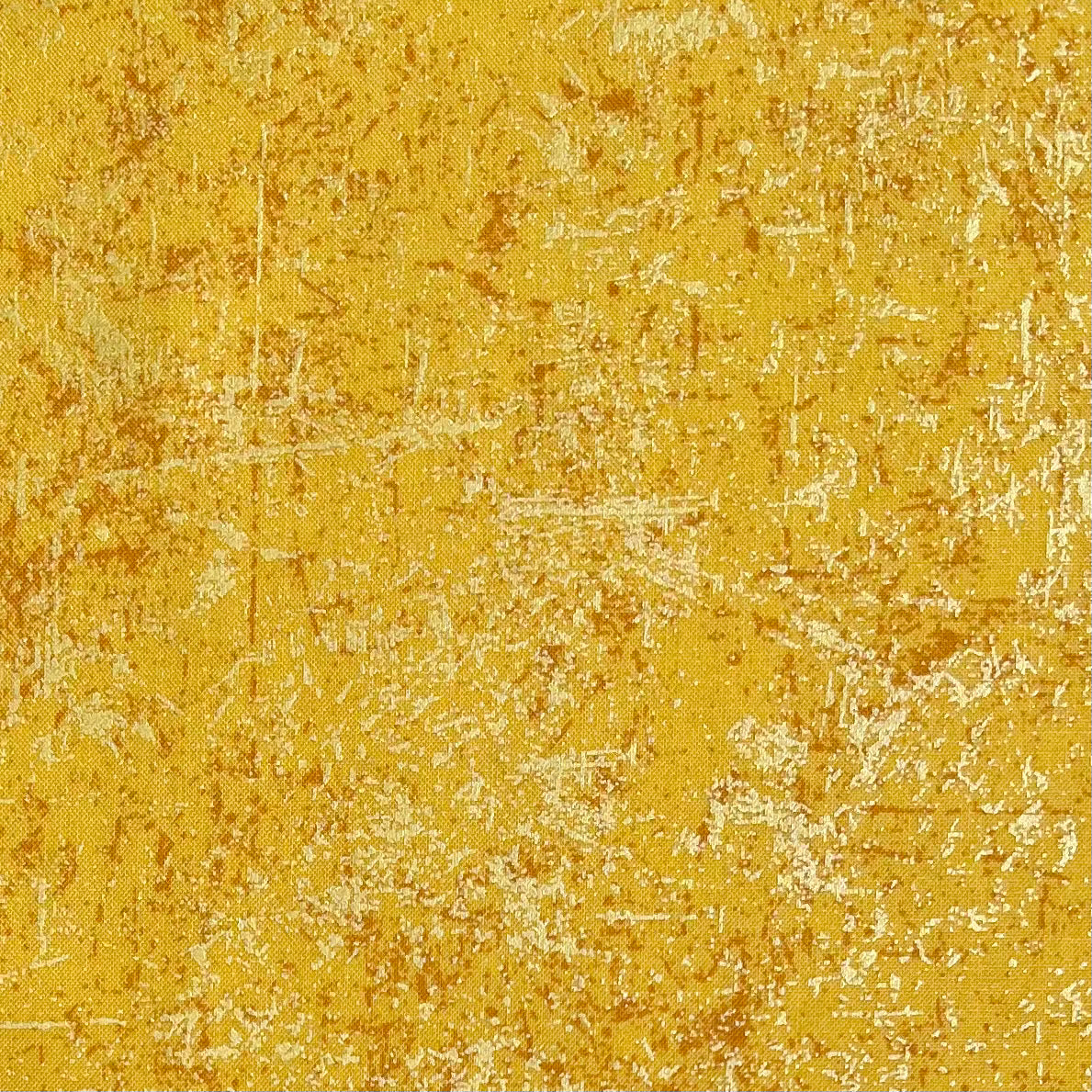 Glisten (in Sunflower) Cotton Fabric (Half Yard Cut) with a Pearlized Finish by Patrick Lose Studios