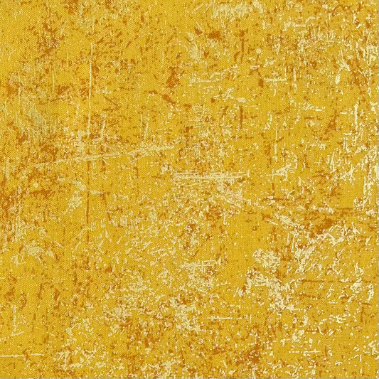 Glisten (in Sunflower) Cotton Fabric (Half Yard Cut) with a Pearlized Finish by Patrick Lose Studios