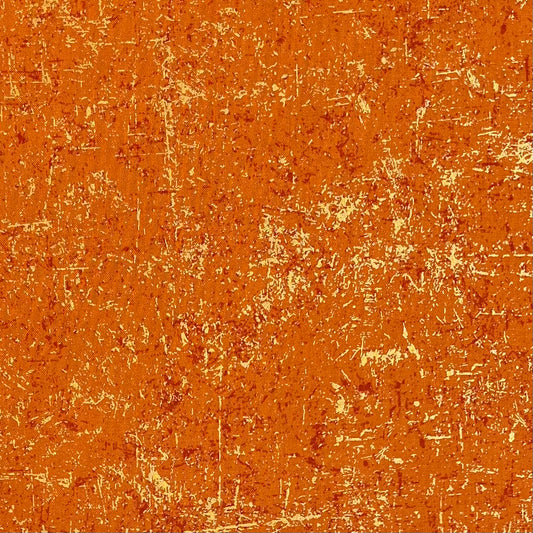 Glisten (in Tangerine) Cotton Fabric (Half Yard Cut) with a Pearlized Finish by Patrick Lose Studios