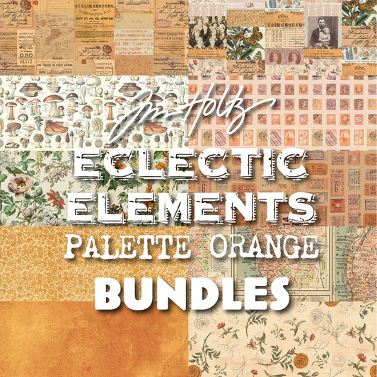 Eclectic Elements Palette Orange Bundles PRE-ORDER SHIPS IN DECEMBER by Tim Holtz with Free Spirit Fabrics