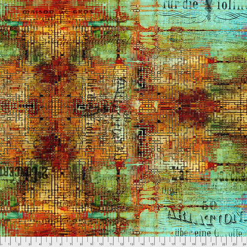 Abandoned - Rusted Patina - Patina - by Tim Holtz with Free Spirit Fabrics