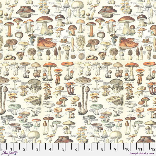 Eclectic Elements Palette Orange - Toadstools PRE-ORDER SHIPS IN DECEMBER (Half Yard Cut) by Tim Holtz with Free Spirit Fabrics