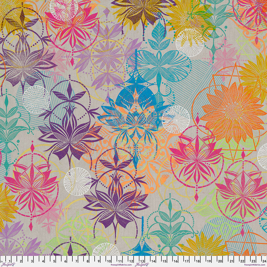 Grace Fabric - Joyous - Vibrant (Half Yard Cut) by Valori Wells with Free Spirit