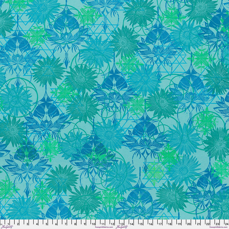 Grace Fabric - Reflection - Robin (Half Yard Cut) by Valori Wells with Free Spirit