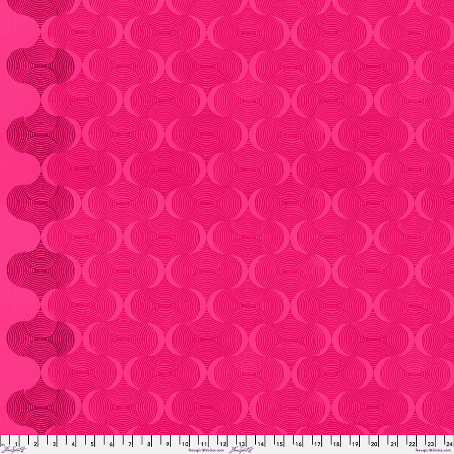 Grace Fabric - Mindful - Fuchsia (Half Yard Cut) by Valori Wells with Free Spirit