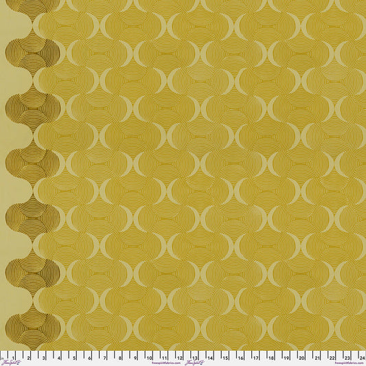 Grace Fabric - Mindful - Gold (Half Yard Cut) by Valori Wells with Free Spirit