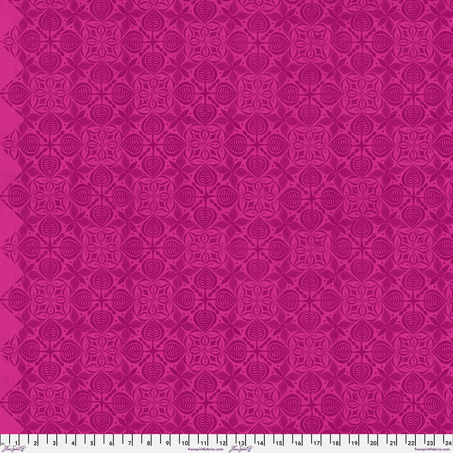 Grace Fabric - Curious - Plum (Half Yard Cut) by Valori Wells with Free Spirit