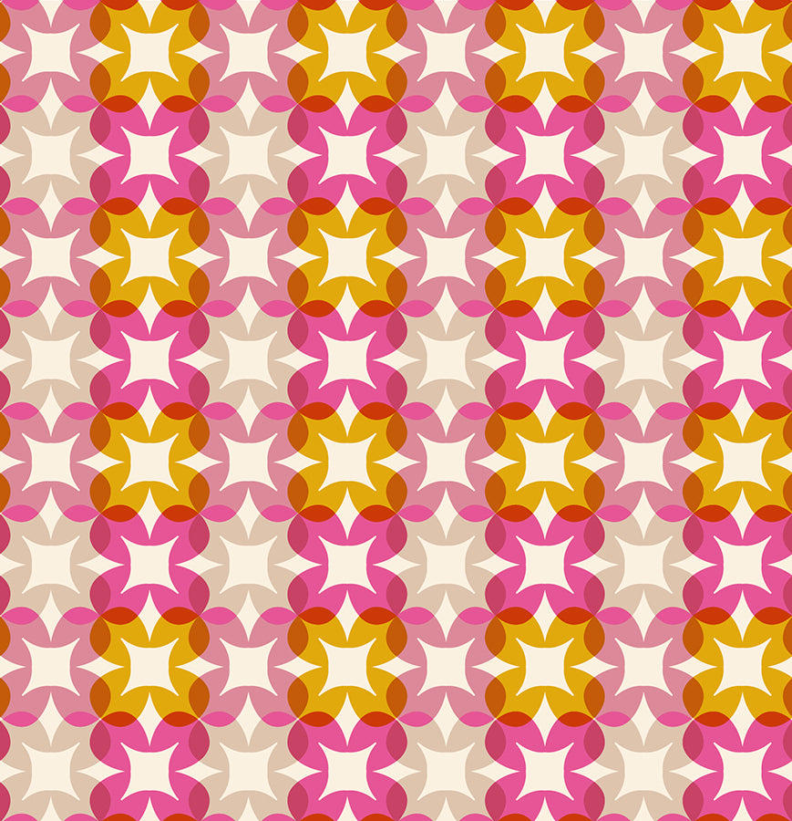 Woodland Park Fabric - Flower Plaid - Raspberry PRE-ORDER SHIPS IN JANUARY (Half Yard Cut) by Rashida Coleman Hale with Ruby Star Society