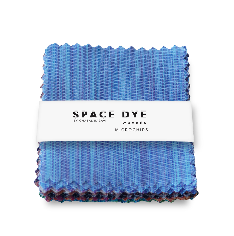 Space Dye Woven Fabric MicroChips (42 2,5-Zoll-Quadrate) von Figo Fabrics (Kopie)