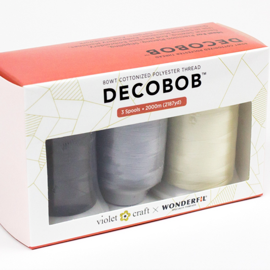 DecoBob Faden 3er Set - Violet Craft