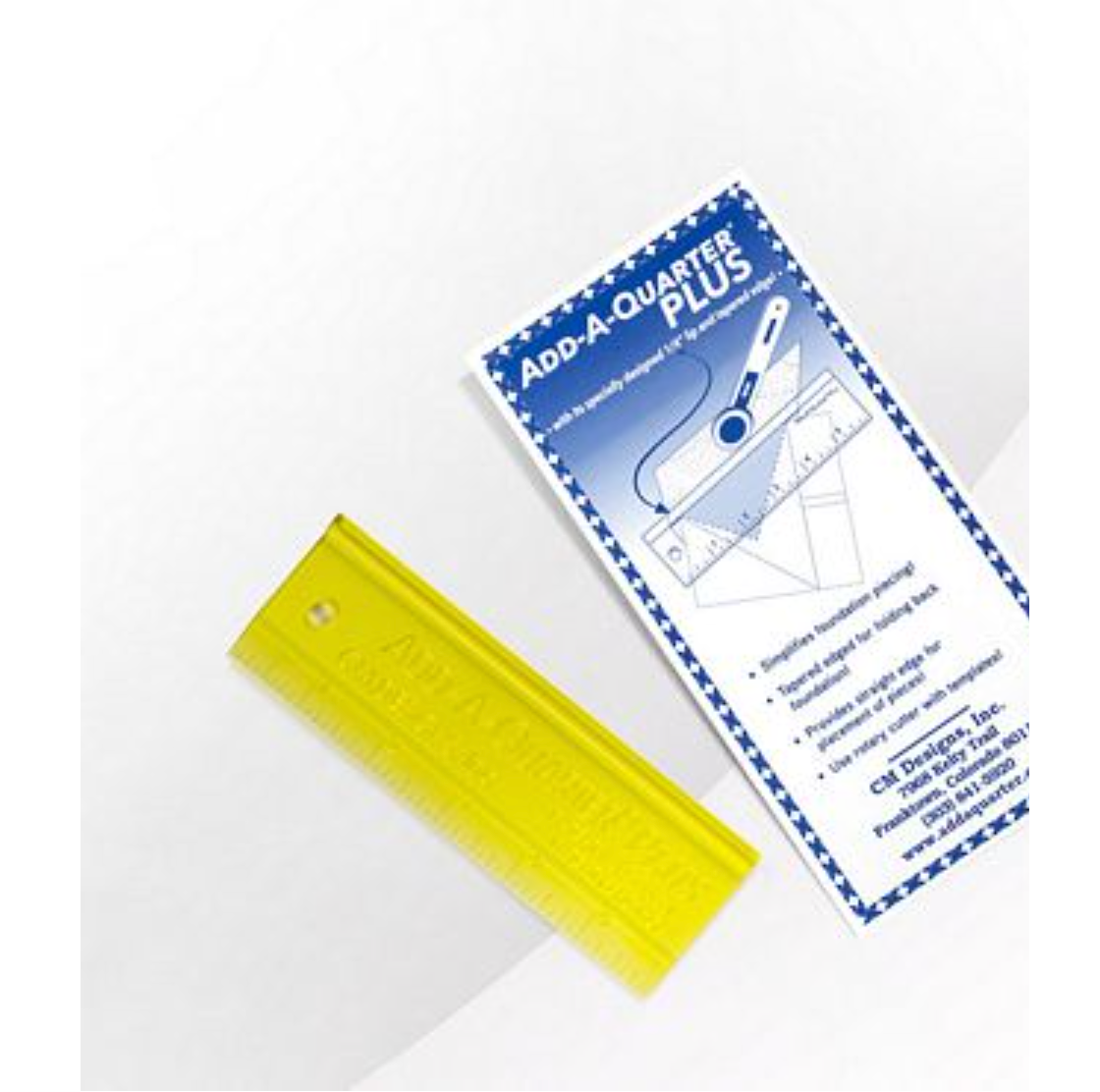 Add-A-Quarter PLUS 6 Inch Ruler