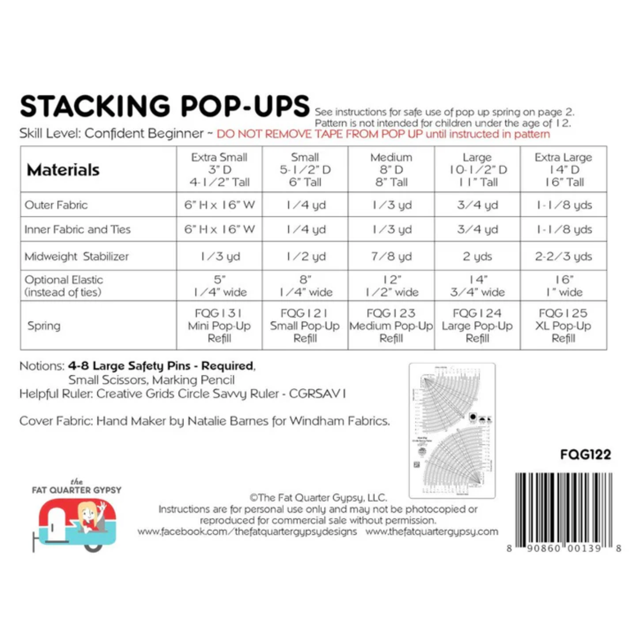 Stacking Pop-Up Pattern