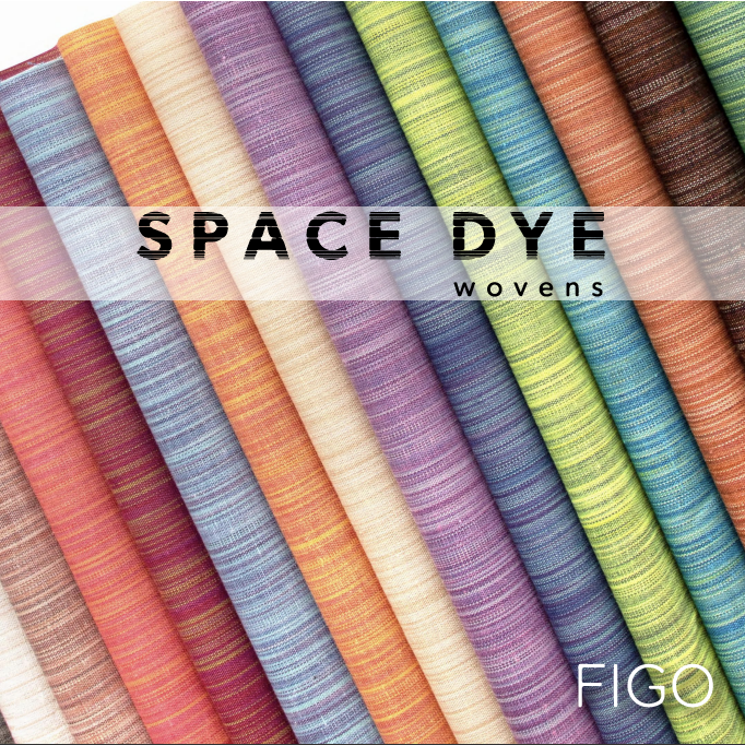 Space Dye Woven Fabric MicroChips (42 2,5-Zoll-Quadrate) von Figo Fabrics (Kopie)