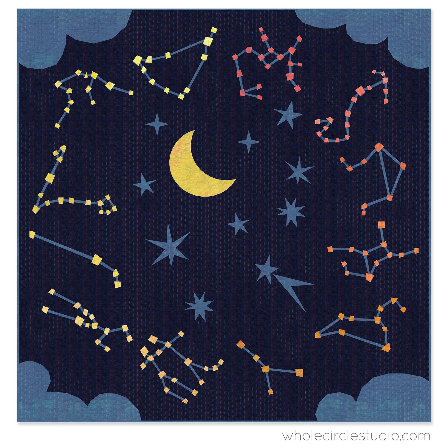 Starry Signs Quilt Kit by Whole Circle Studio