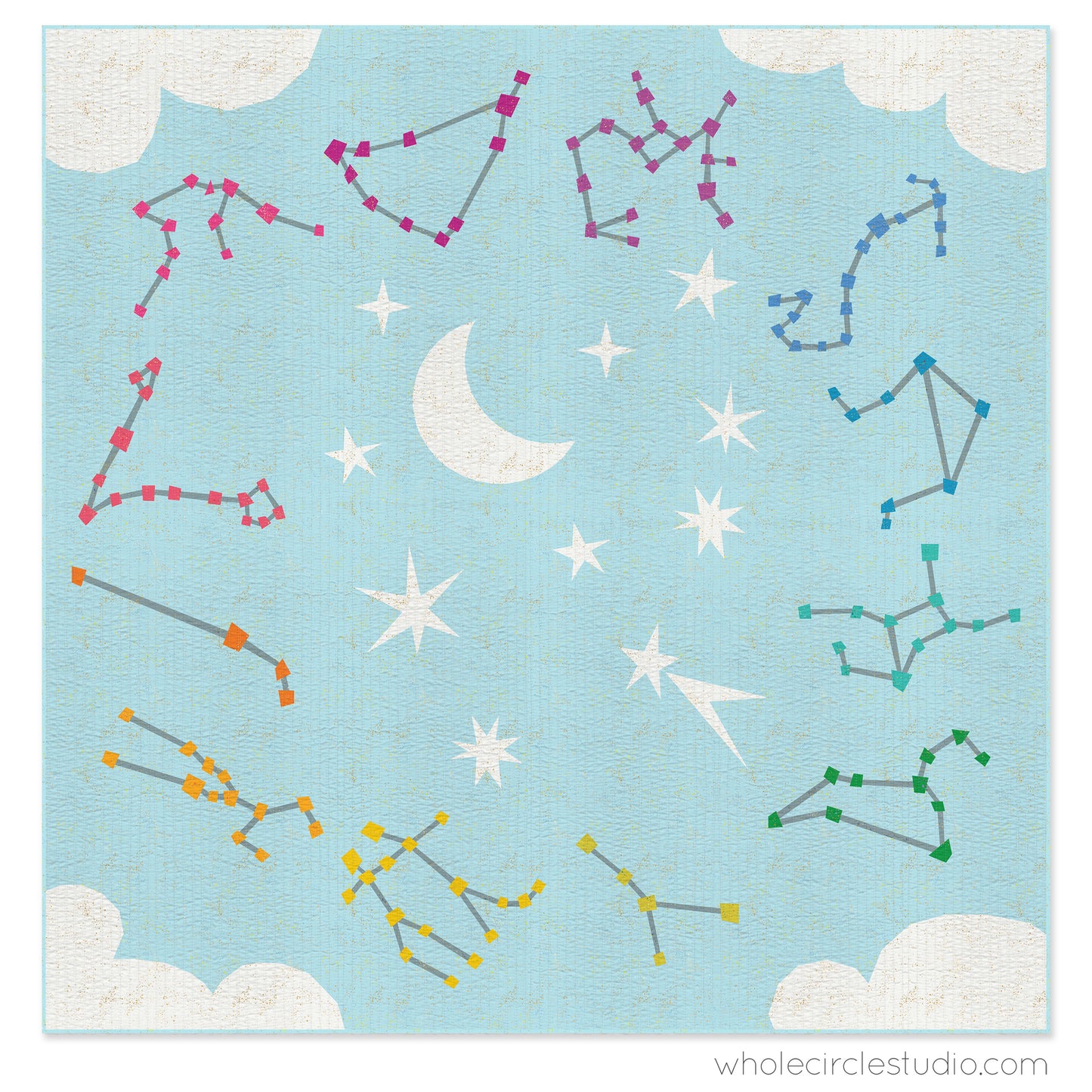 Starry Signs Quilt Kit by Whole Circle Studio