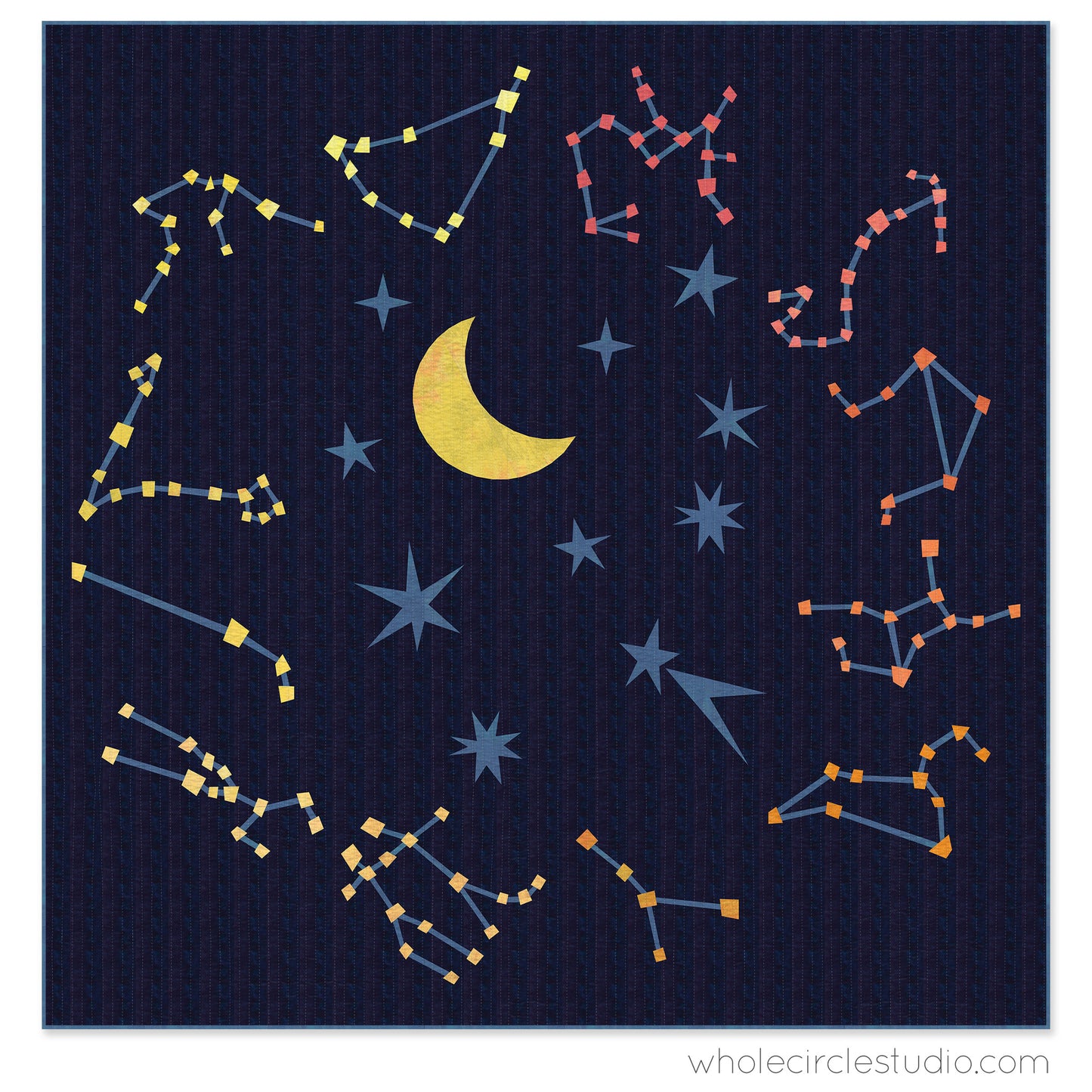 Starry Signs Quilt Kit by Whole Circle Studio