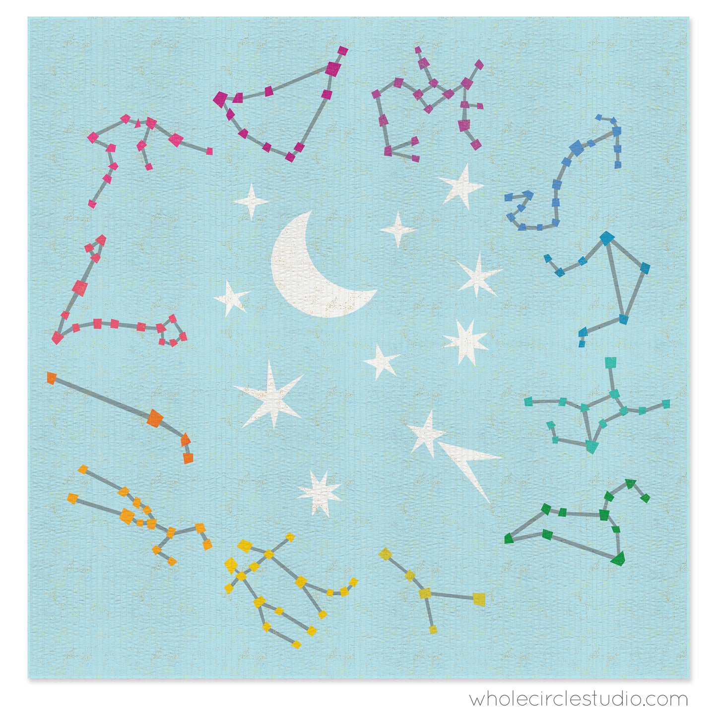 Starry Signs Quilt Kit by Whole Circle Studio