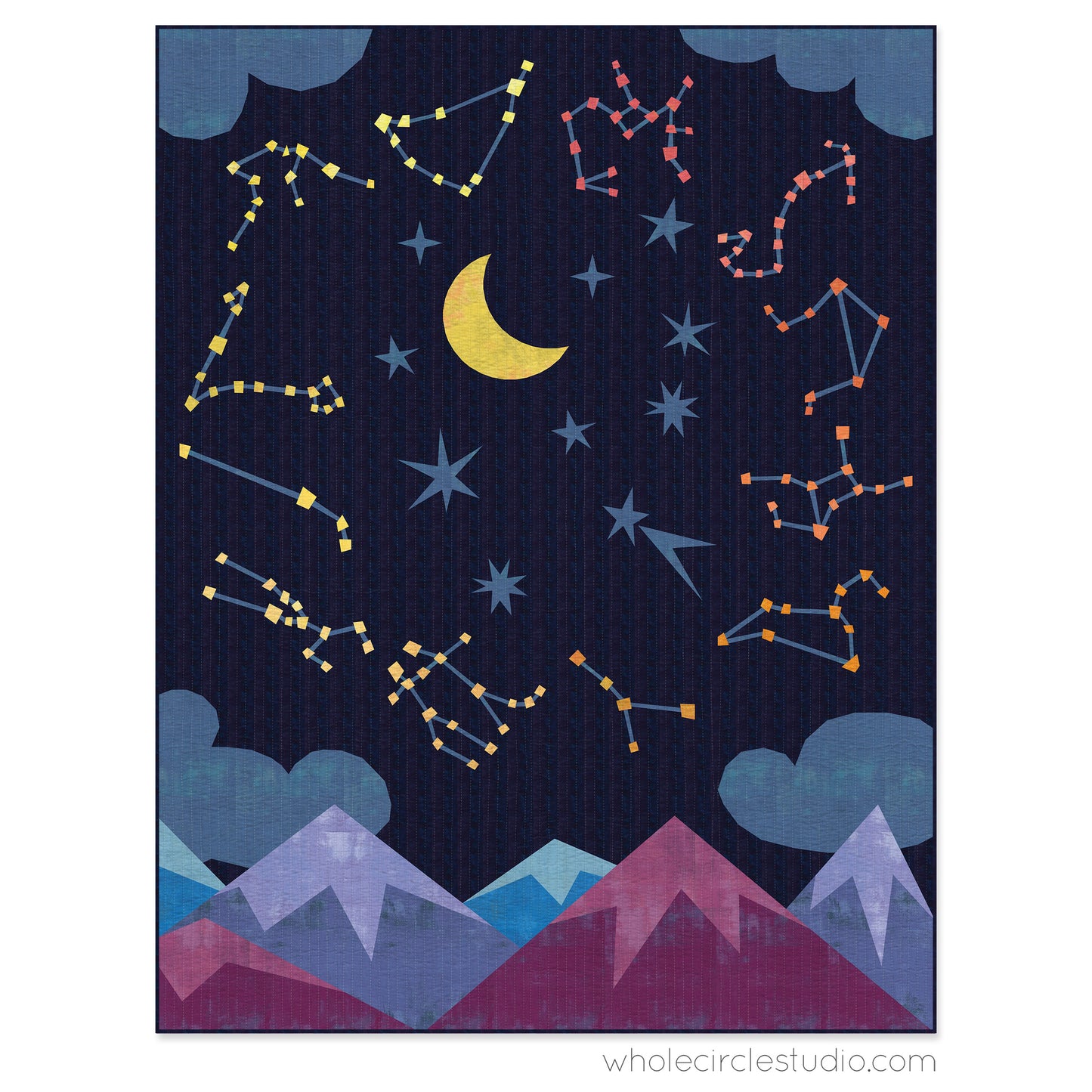 Starry Signs Quilt Kit by Whole Circle Studio