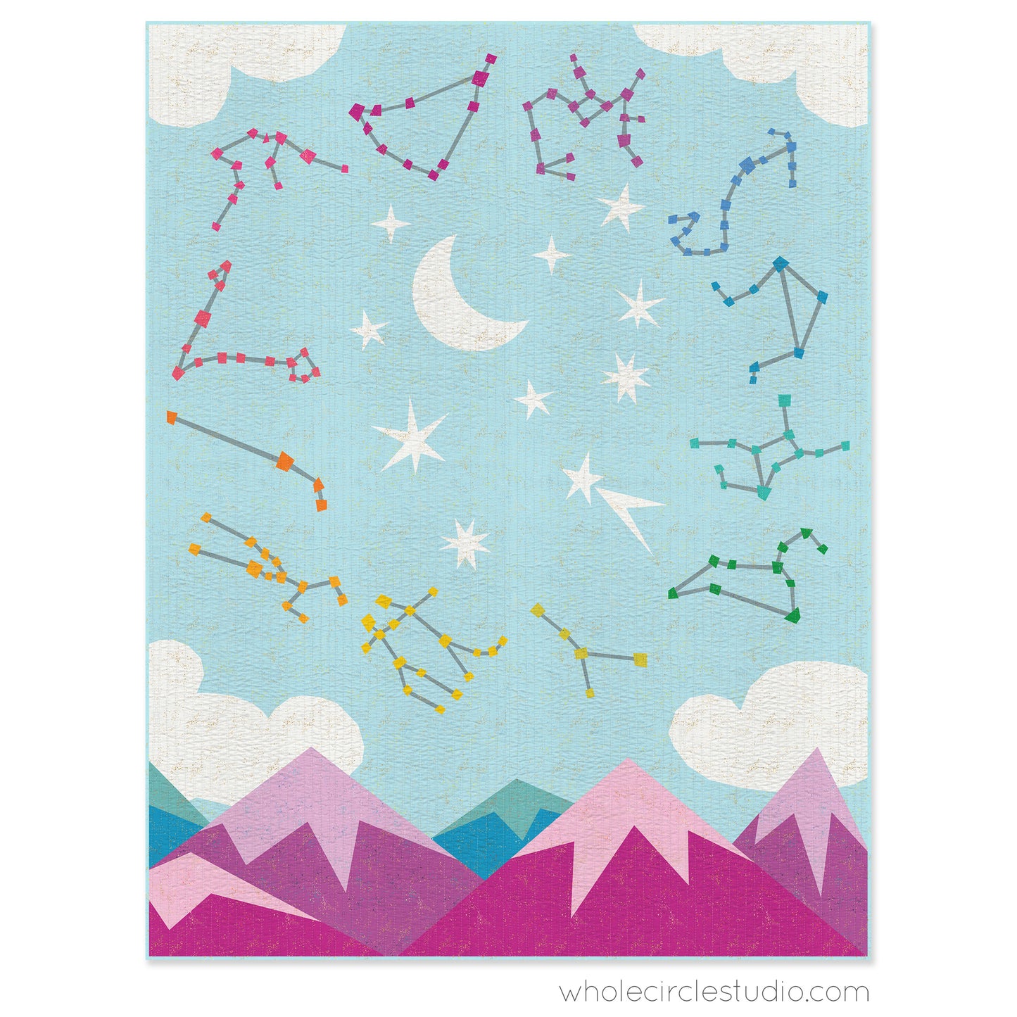 Starry Signs Quilt Kit by Whole Circle Studio