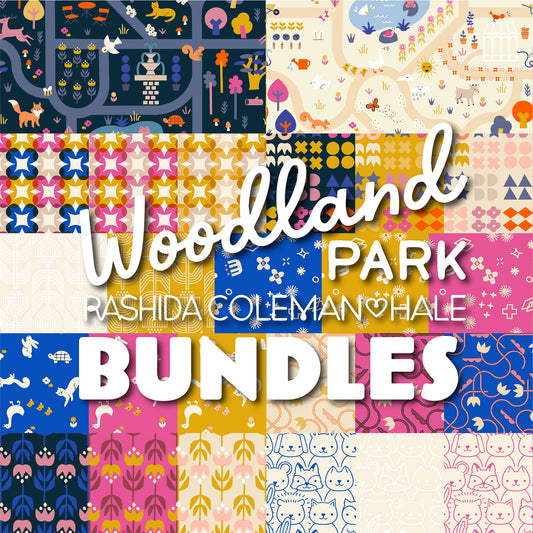 Woodland Park Fabric Bundles PRE-ORDER SHIPS IN JANUARY by Rashida Coleman Hale with Ruby Star Society