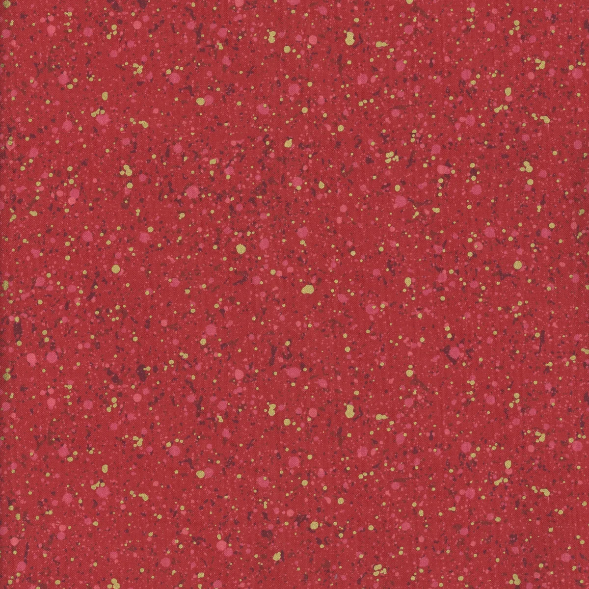 Gold Dust (Burgundy) Cotton Fabric by Patrick Lose