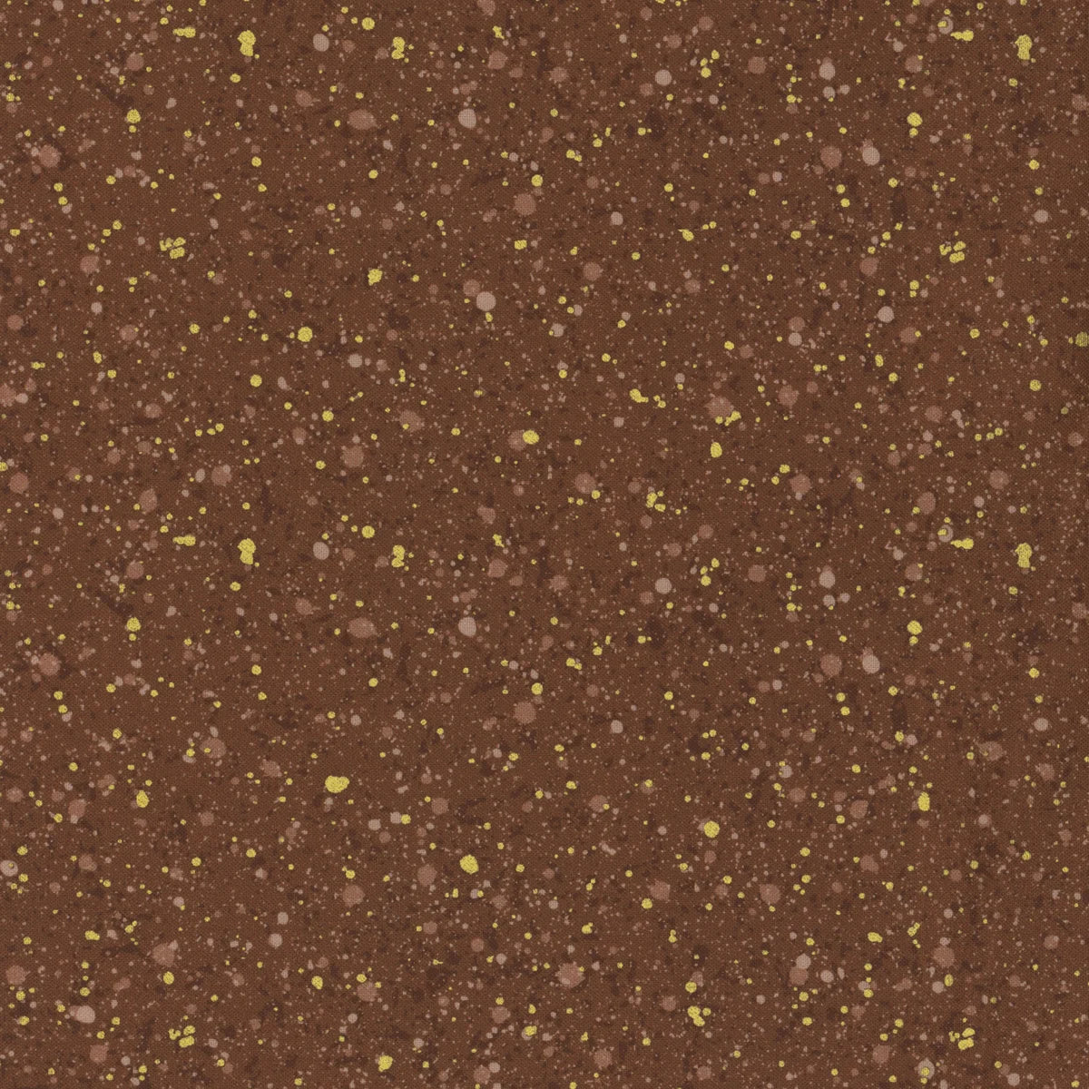 Gold Dust (Chocolate) Cotton Fabric by Patrick Lose