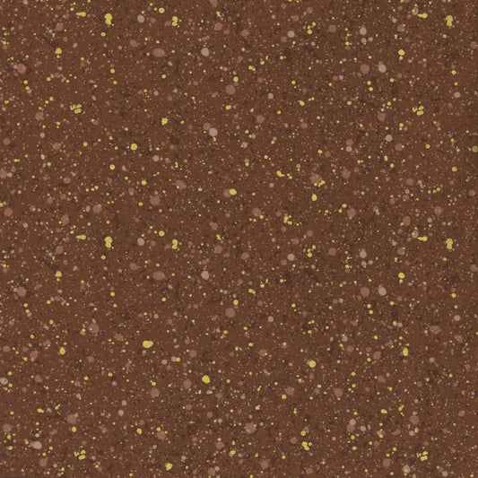 Gold Dust (Chocolate) Cotton Fabric by Patrick Lose