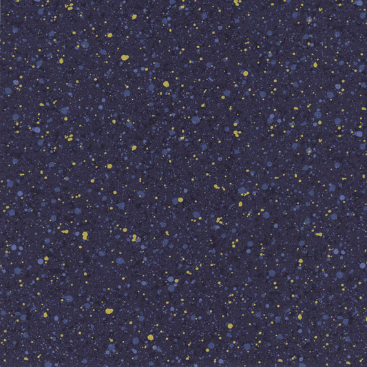 Gold Dust (Indigo Sky) Cotton Fabric by Patrick Lose